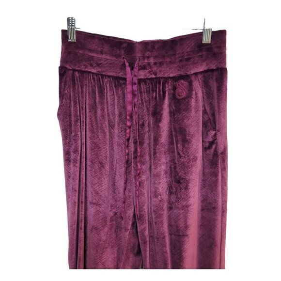 Victoria Secret Y2K velour purple pants joggers small comfy - Picture 2 of 9